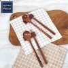 [Giorno Felice] Premium Lacquered Wooden Spoon and Chopstick Set for 4 (GF-WSC)