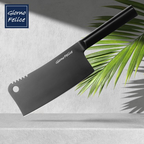 [Giorno Felice] Stainless Steel Black Cleaver (GF-CCB)